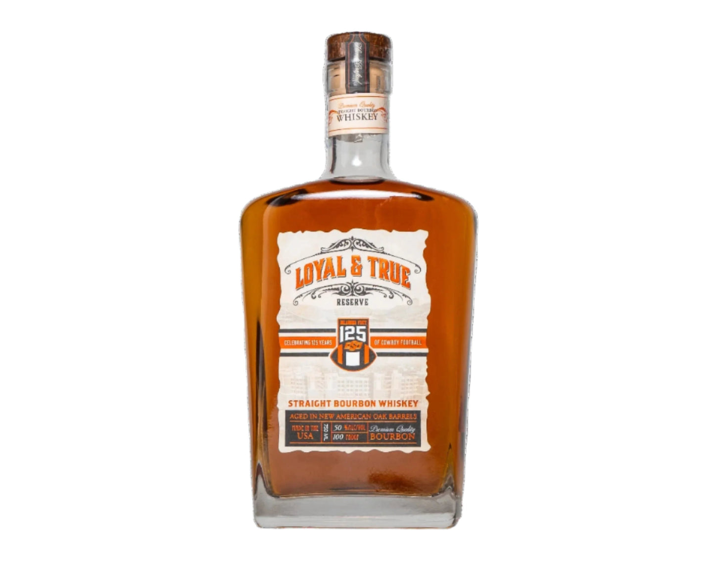 Oklahoma State University Loyal and True Reserve Bourbon, 125 years of Football